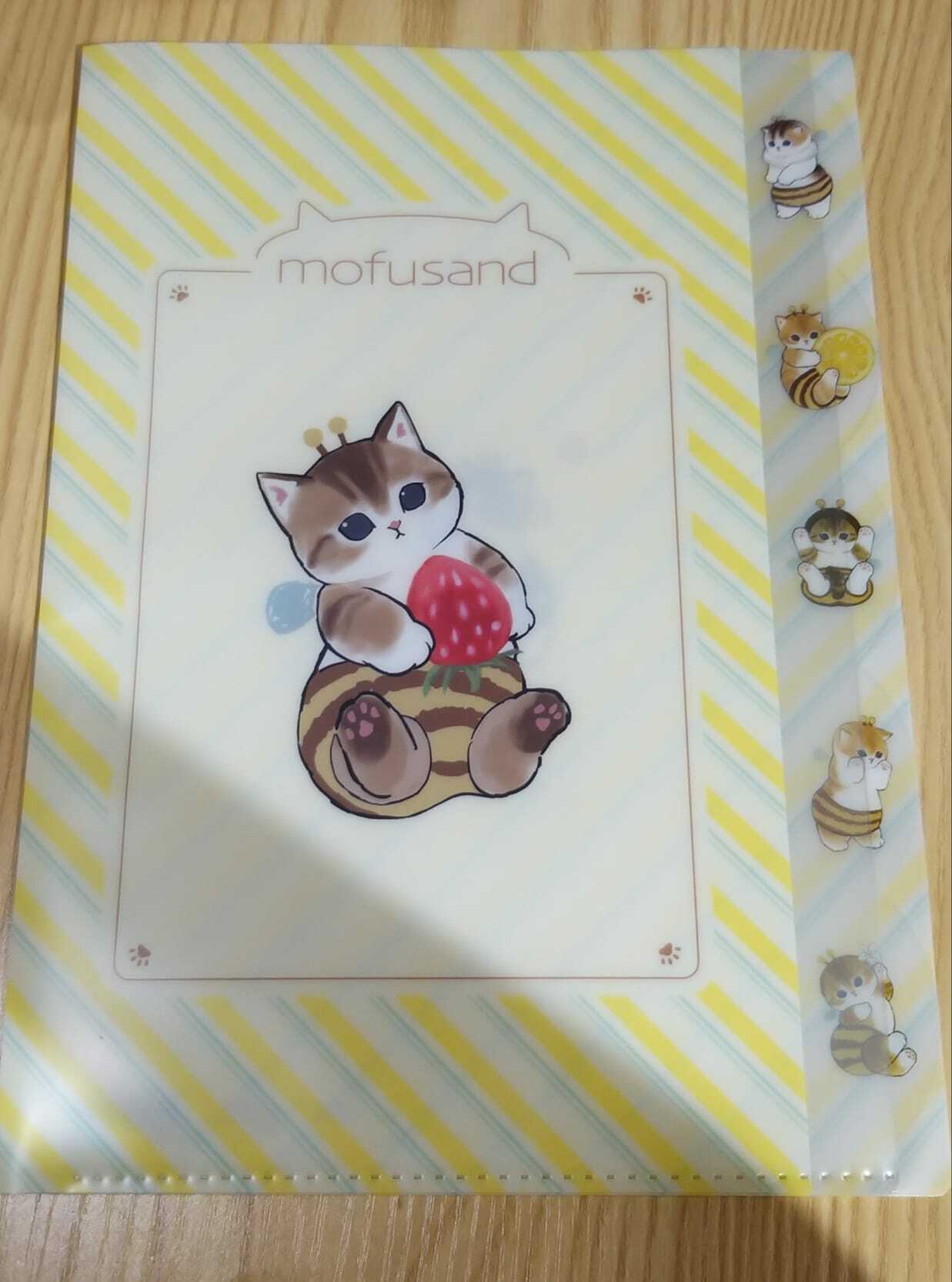 日本🇯🇵 mofusand 蜂蜜小貓File/日本製