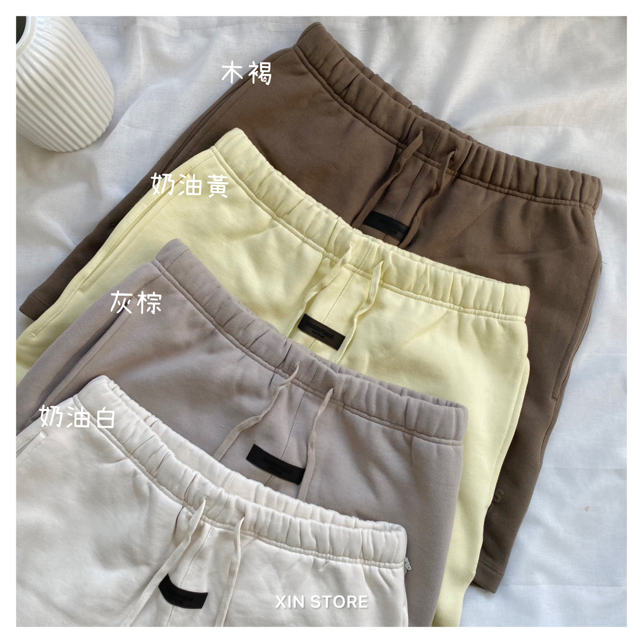 【現貨】Essentials Fear Of God FOG Knee-Length 內刷毛 棉質 短褲