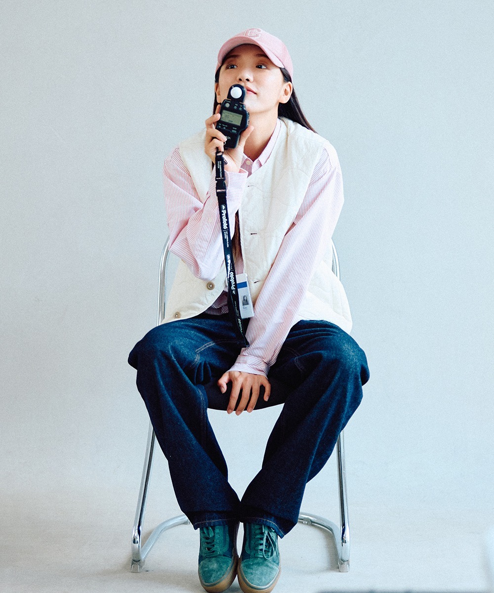 COVERNAT 短款絎縫背心 象牙色