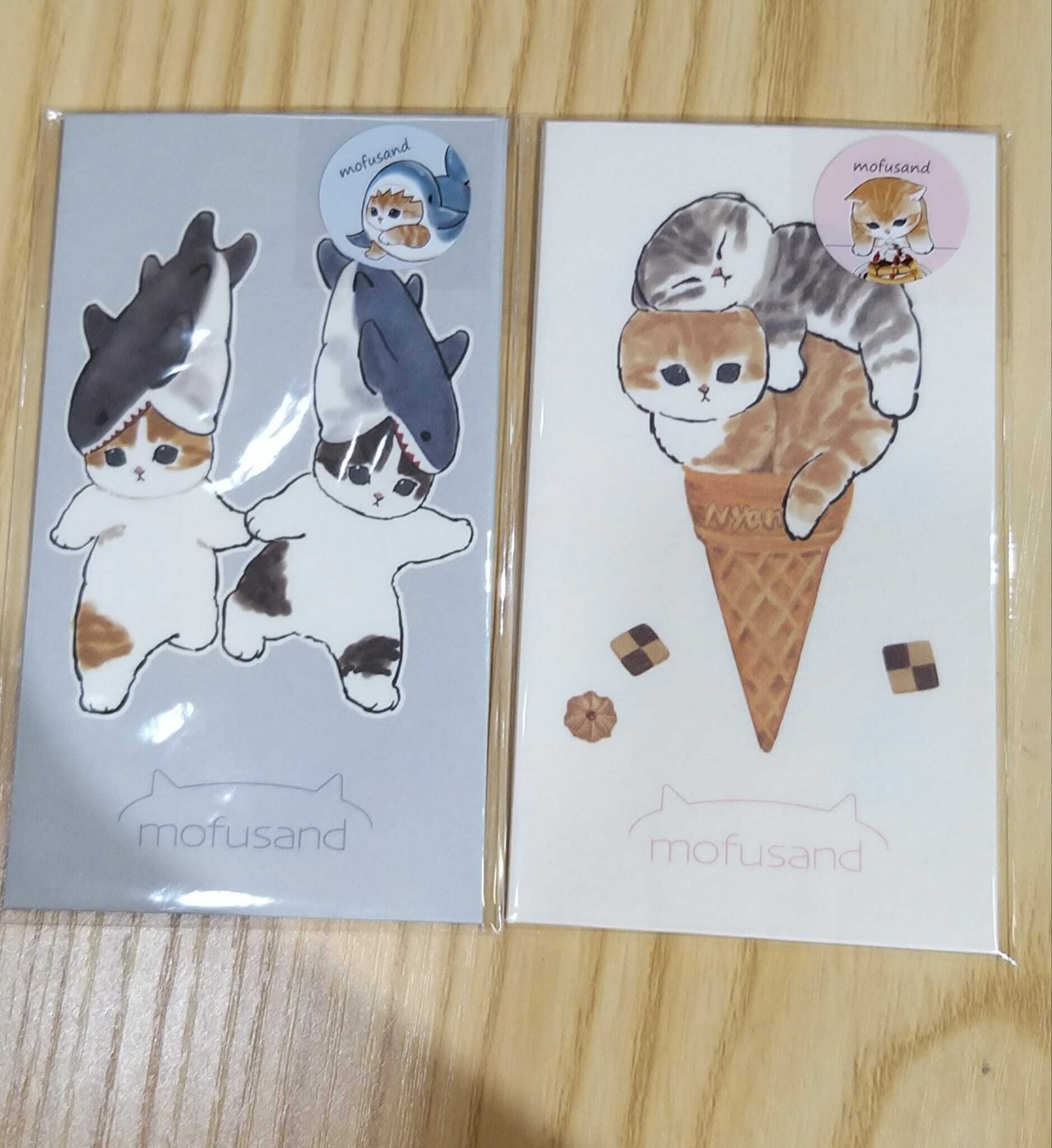 日本🇯🇵 mofusand 小信封1包3枚/2款