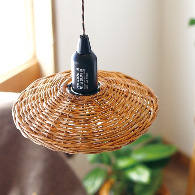【POST GENERAL】藤編吊燈燈罩 D-4-3