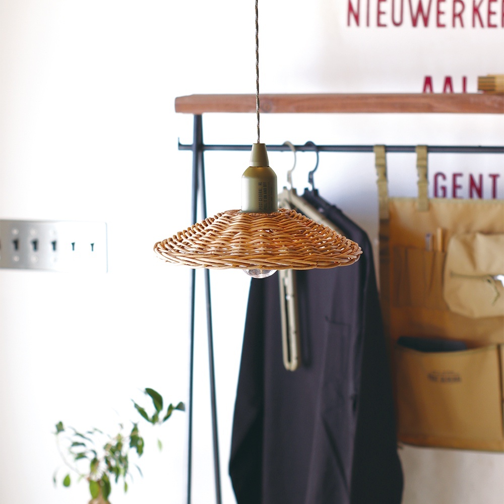 【POST GENERAL】藤編吊燈燈罩 D-4-3