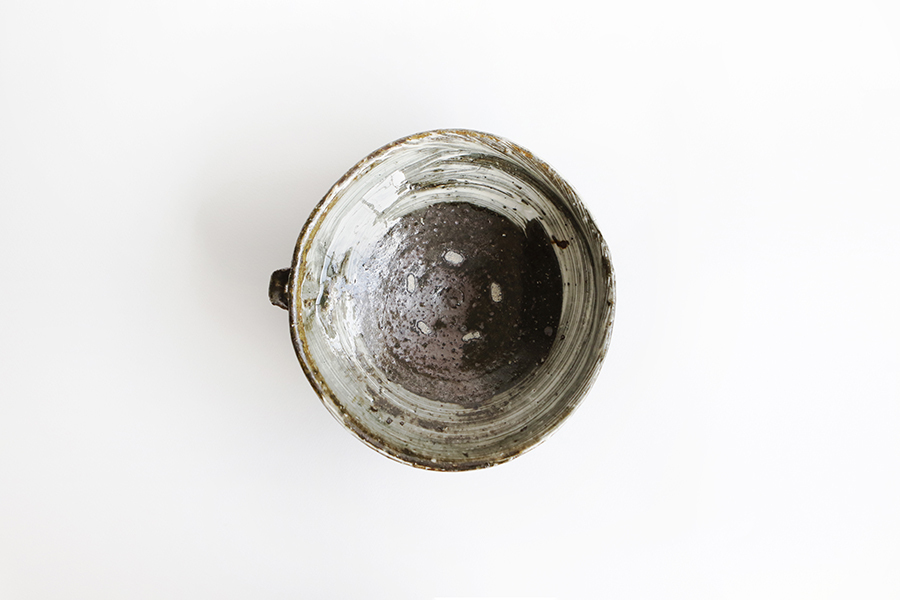 額賀円也-刷毛目 片口缽 中