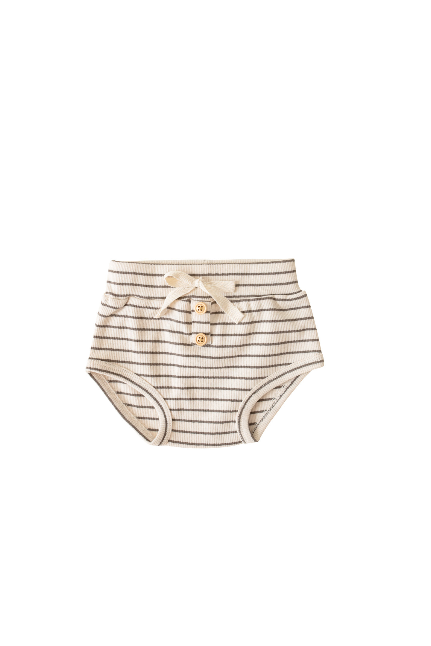 Jamie Kay-Organic Cotton Fine Rib Parker Bloomer有機棉細條紋燈籠褲(Oatmeal Mini Stripe)