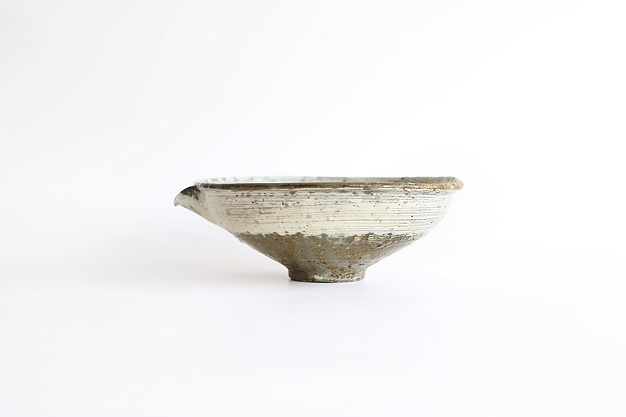 額賀円也-刷毛目 片口缽 大