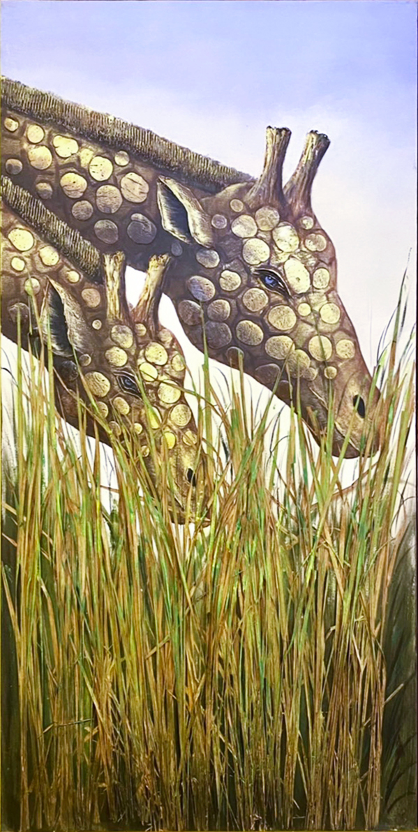 畫-長頸鹿(無框)