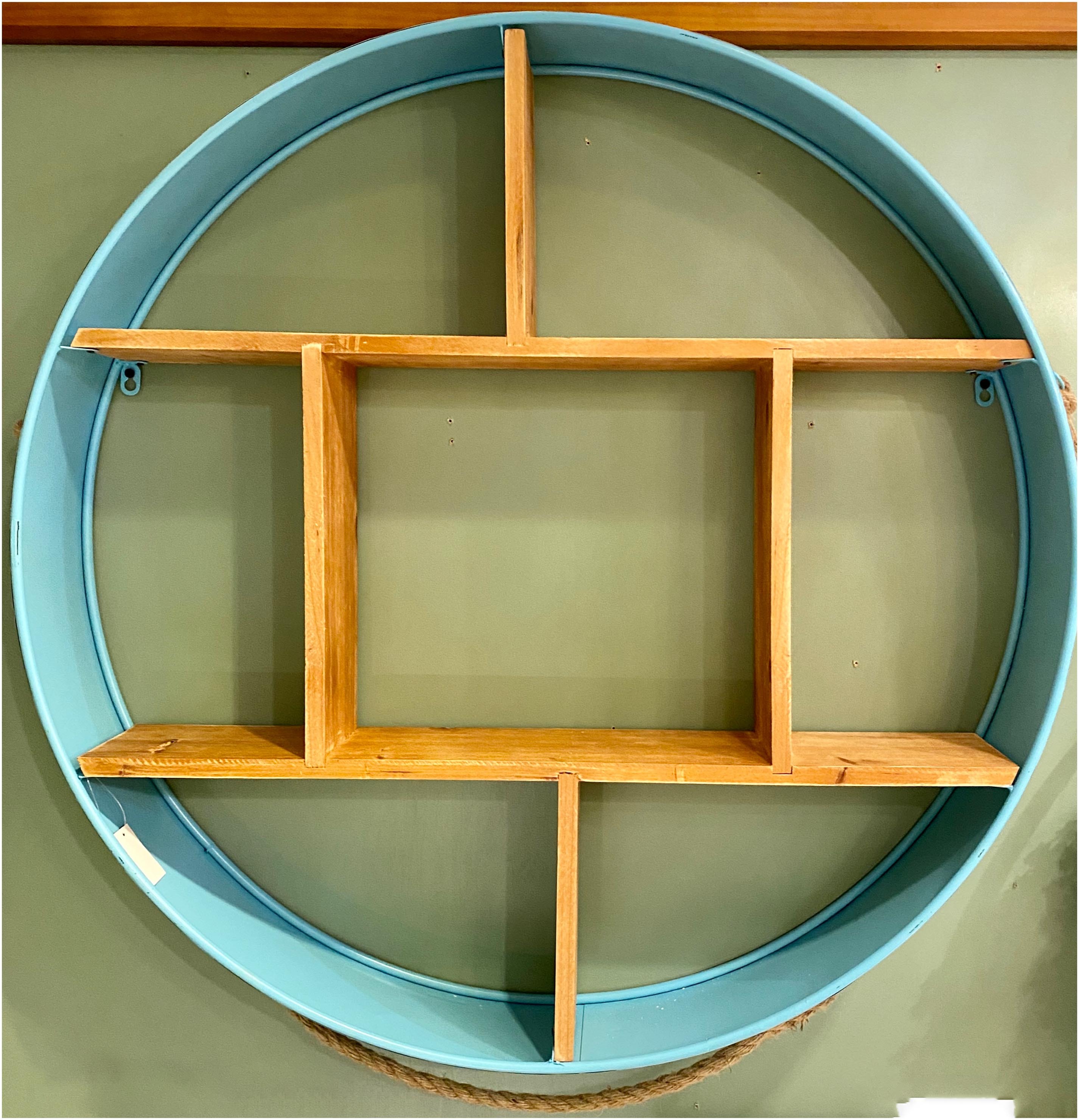 藍色圓型掛架-大