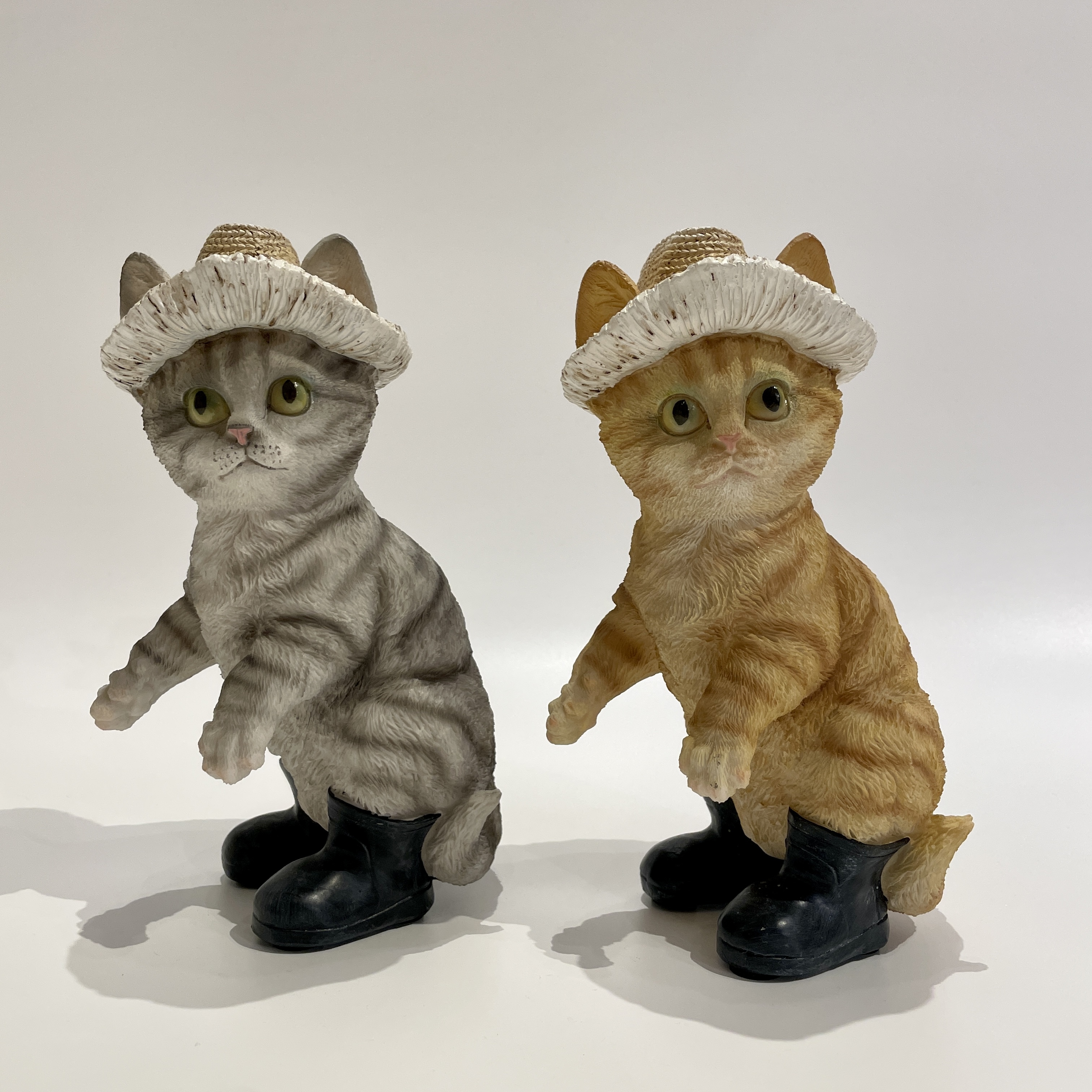 條紋貓擺件-橘貓