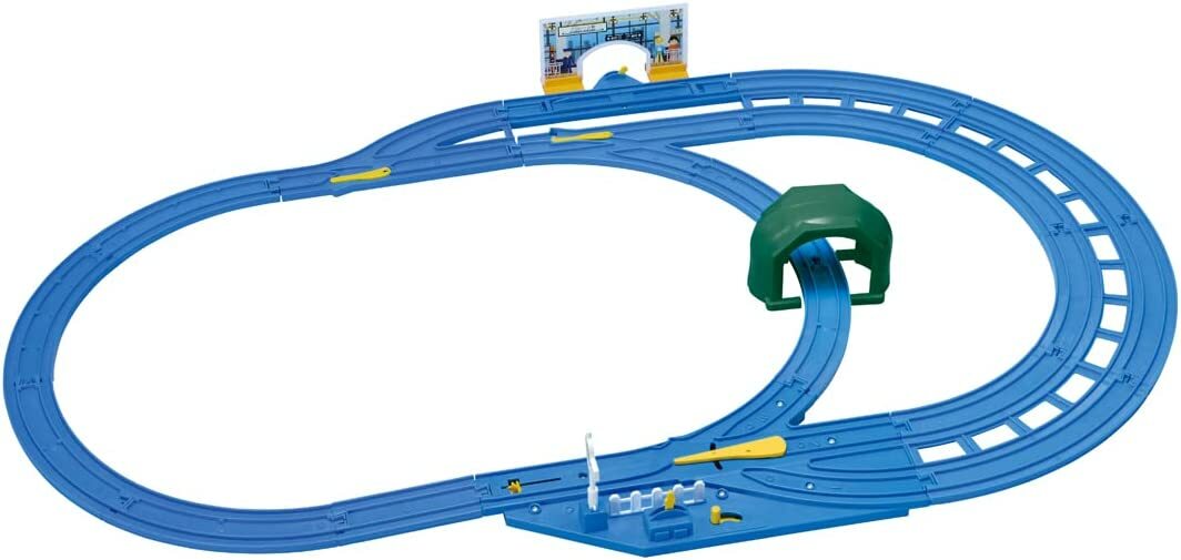 《 TAKARA TOMY 》 PLARAIL 單複線自動切換三軌道組