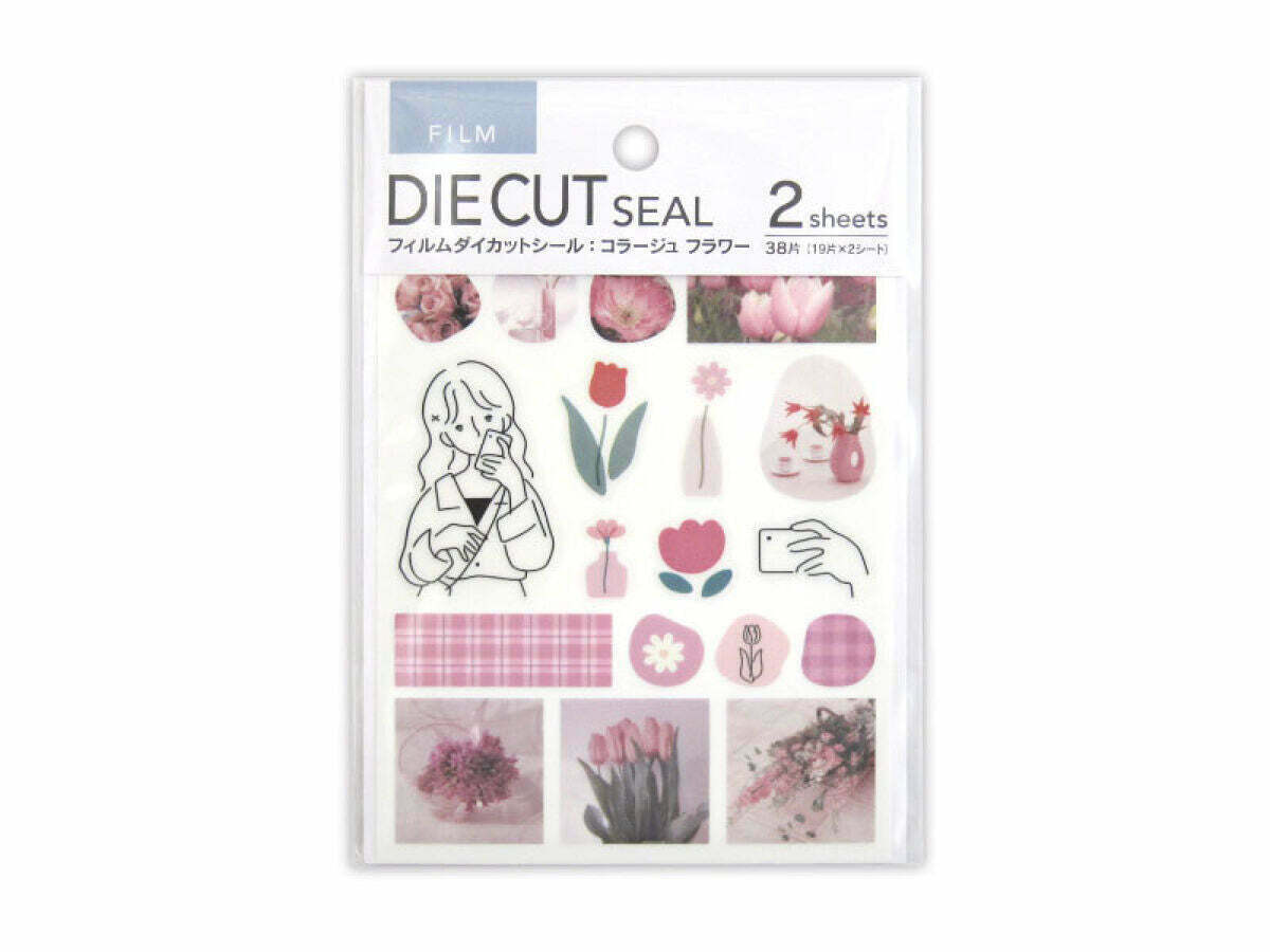 貼紙玩具/花 38枚