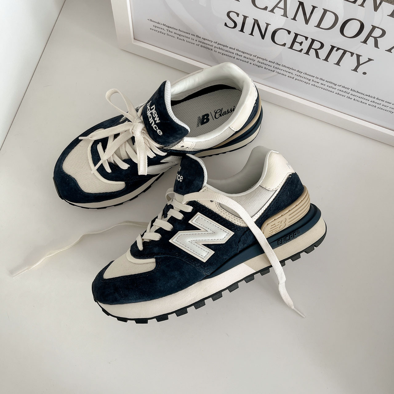 NEW BALANCE 574 LEGACY NB 深藍 海軍藍 奶茶色 復古 U574LGRN IU同款 / 預購