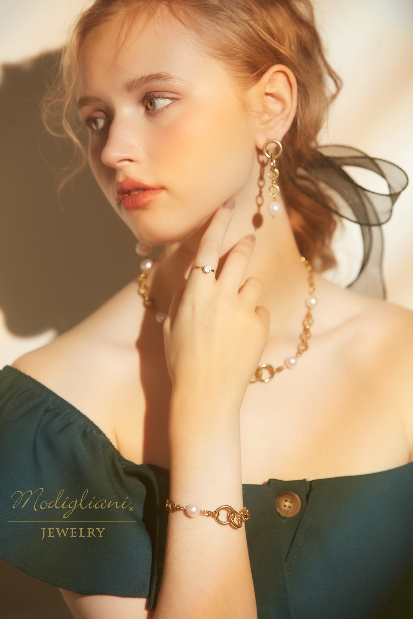 黃銅飾品,黃銅,手鍊,天然珍珠,幾何,個性,設計感