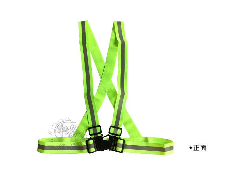 ＊中崙五金【附發票】專利產品反光背心 (黃色-伸縮調整型) V型環保交通指揮 施工作業