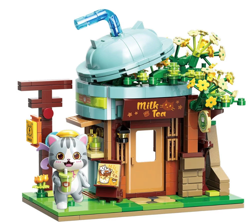 Lovely Street系列拼裝積木：美短奶茶店