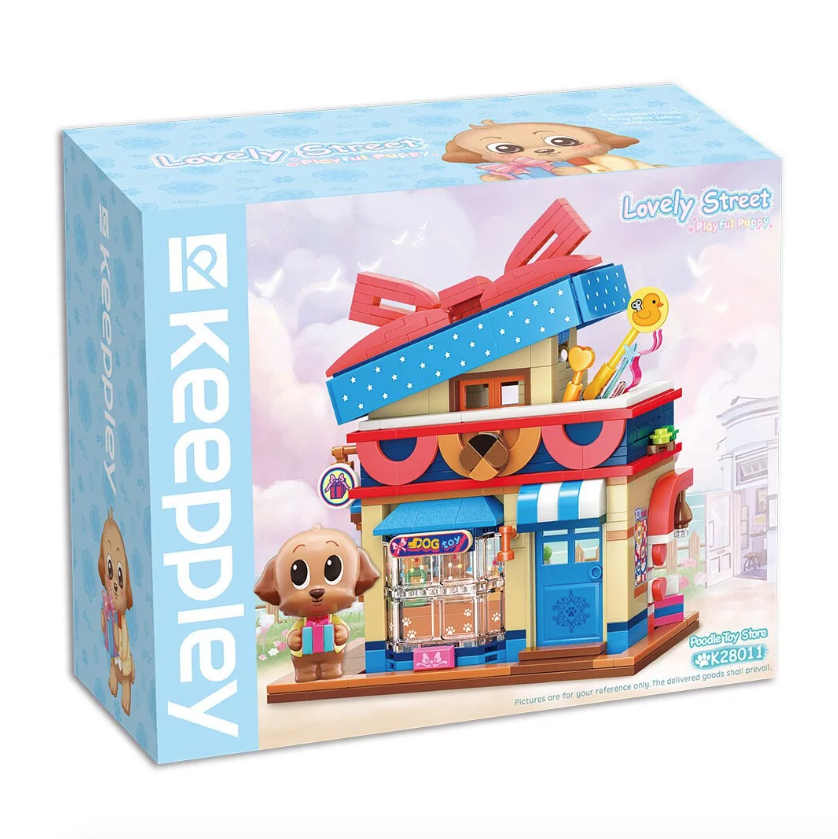 Lovely Street系列拼裝積木：貴賓狗玩具屋