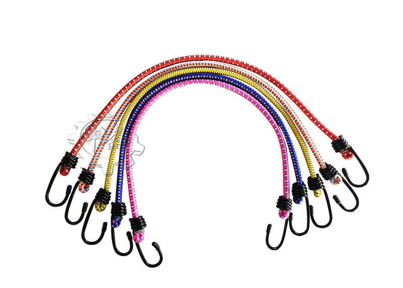 ＊中崙五金【附發票】花帶 捆貨帶（2尺） 綁貨帶 彈力繩 機車繩 貨車繩 雙鉤 雙勾 不選色