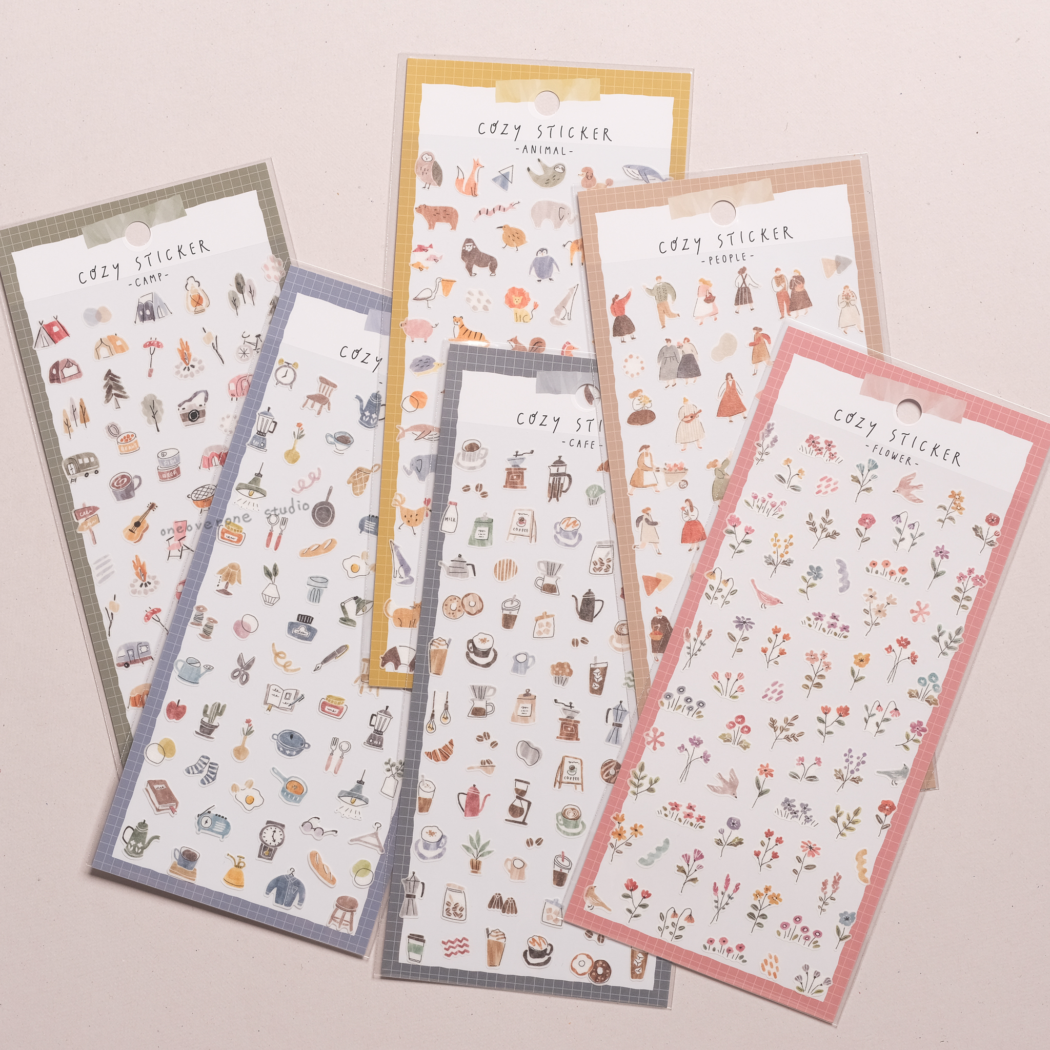 溫暖手繪風 和紙貼紙 / MIND WAVE / JAPAN