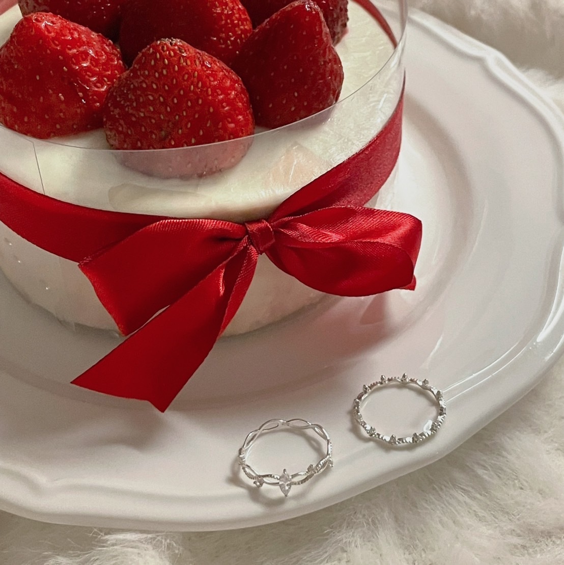 925 silver-Coco Ring Set