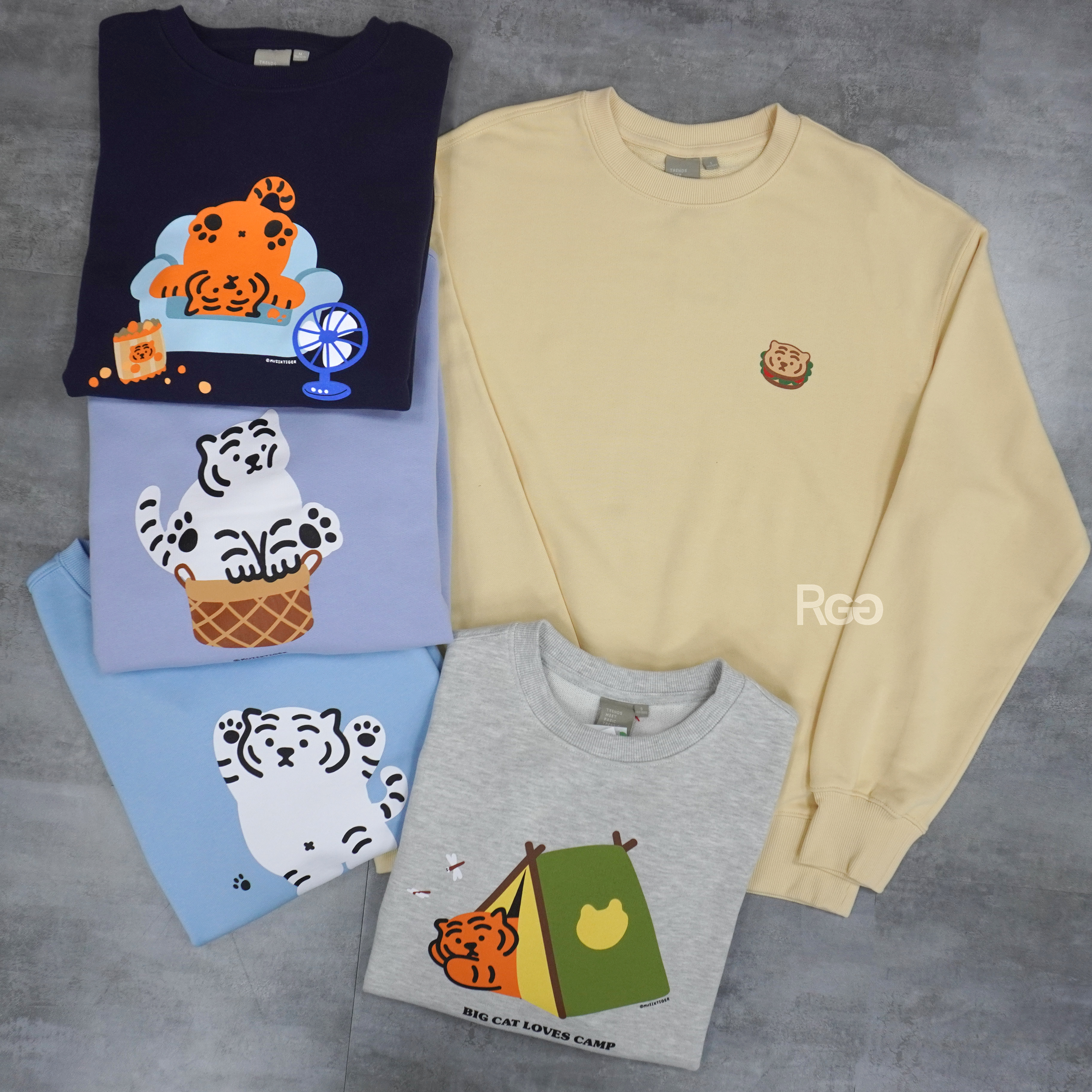 Spao X Muzik tiger 無業老虎 大學T