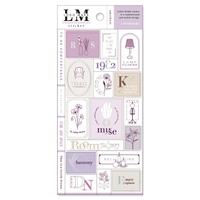 裝飾 箔押 PET透明貼紙 Logo Mark系列|日本Mind Wave