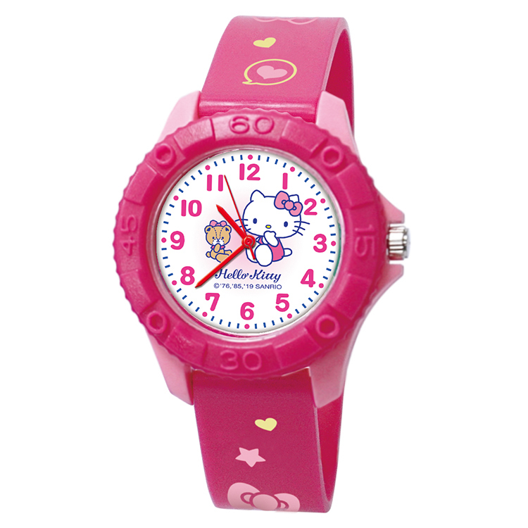 Hello Kitty小熊雙色殼兒童手錶