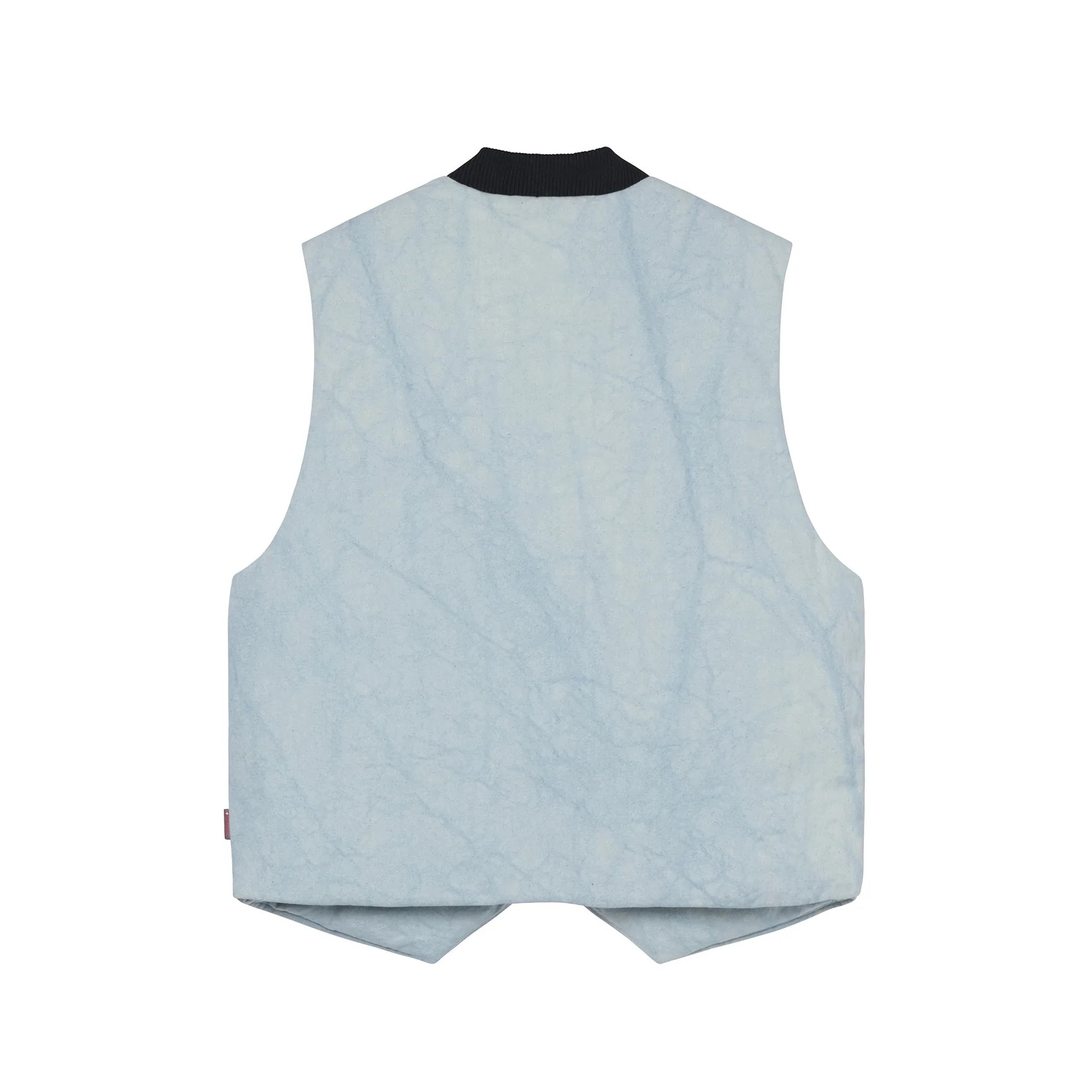 STÜSSY FW22 WASHED CANVAS PRIMALOFT VEST BLUE