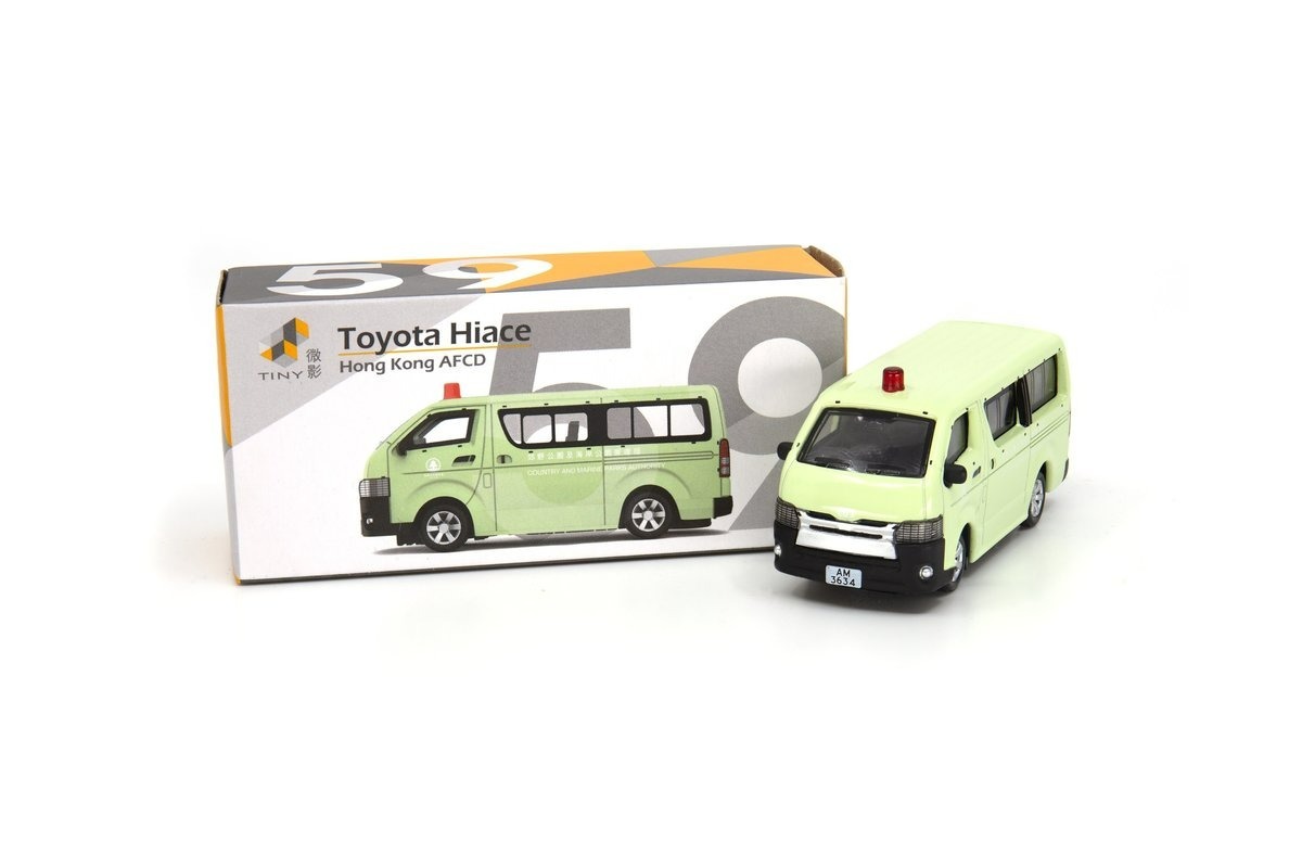 Tiny 微影 #59 - 1/76 豐田 Hiace 漁護署
