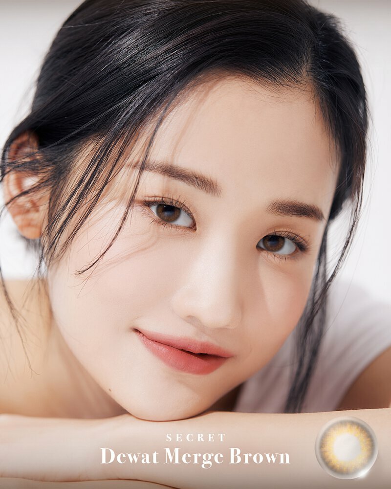 [預訂][月拋] LENSME Secret Dewat Merge Brown 每月拋棄彩妝隱形眼鏡｜每盒2片