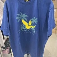 [S] MODERNWORKS,COTTON HAWAIIAN SHORT SLEEVE T-SHIRT,INDIGO , MG2202ST34-IN (SMW67)