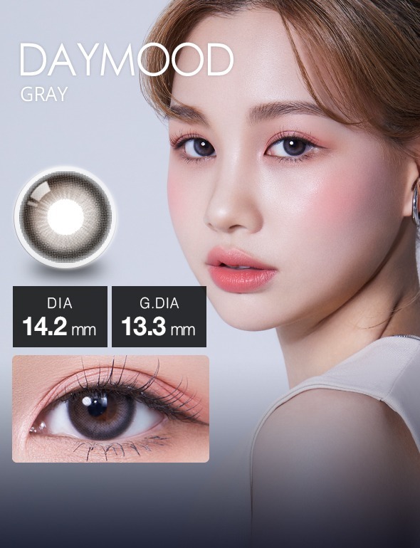 [日拋] OLOLA Daymood 1day Gray  彩色日拋隱形眼鏡｜每盒10片