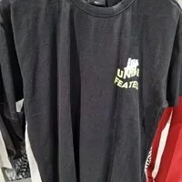 [S] MODERNWORKS,UNDEFEATED SIDE PATCH LOGO T-SHIRT,BLACK, UDFATS007-BK (SMW74)
