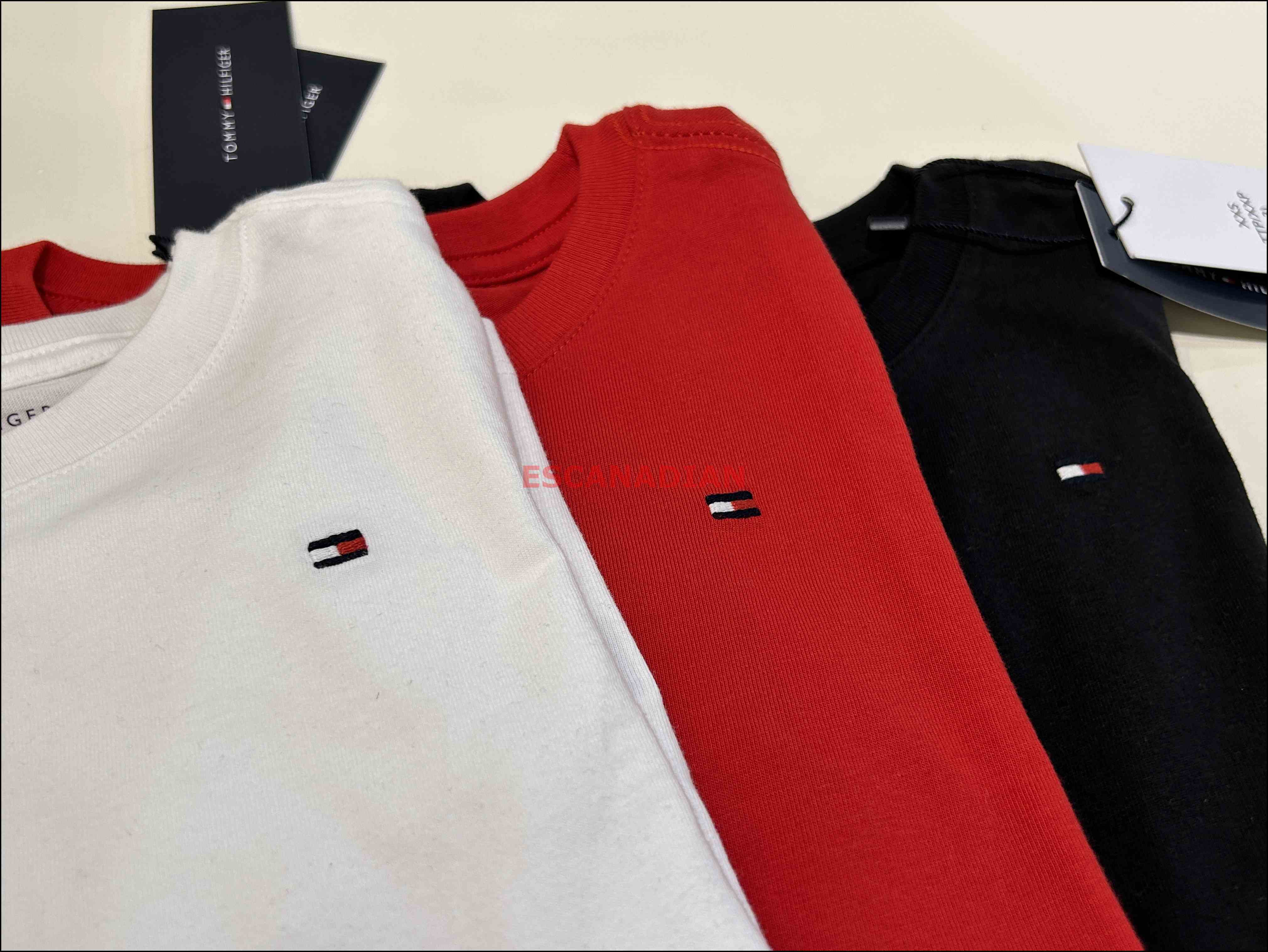 TOMMY 男大童 經典款 素面小Logo 長TEE (3色)