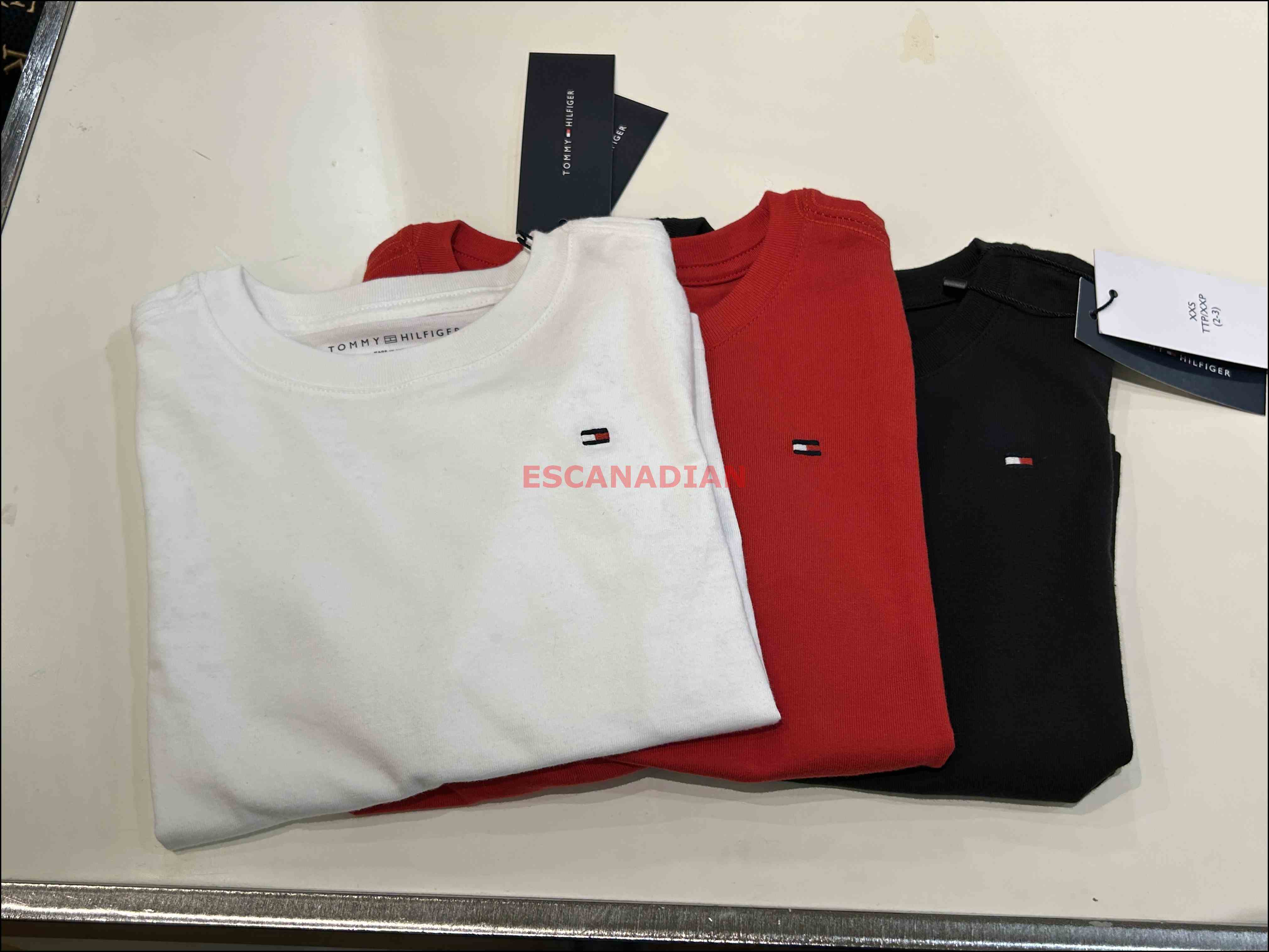 TOMMY 男大童 經典款 素面小Logo 長TEE (3色)