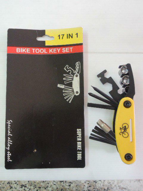 ＊中崙五金【附發票】迷你腳踏車綜合板手組 16種規格 自行車 綜合起子組 綜合套筒組