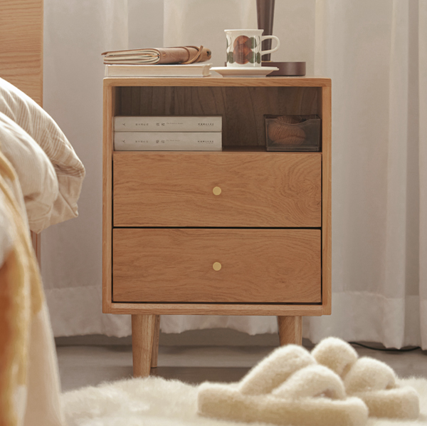 富士實木床頭櫃 FS-B3028