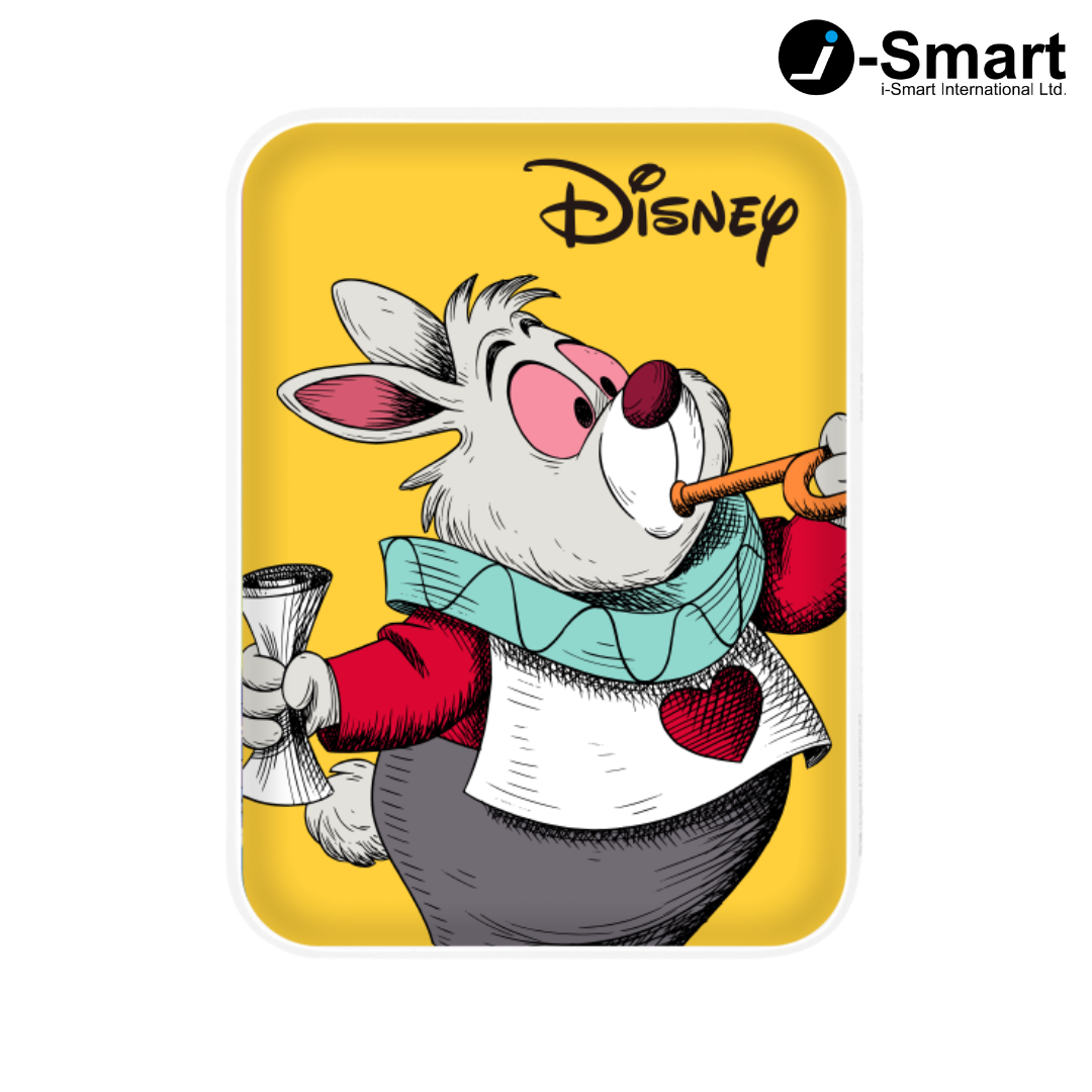 i-Smart-迪士尼系列口袋行動電源-第二代系列-白兔先生＆瘋帽子