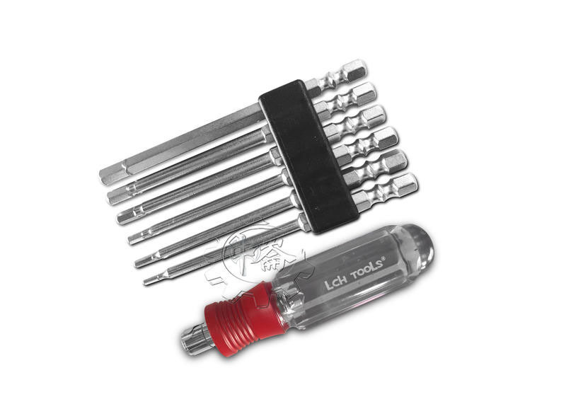 ＊中崙五金【附發票】LCH TOOLS 綜合內六角板手起子 綜合內六角起子 6隻入 可替換式