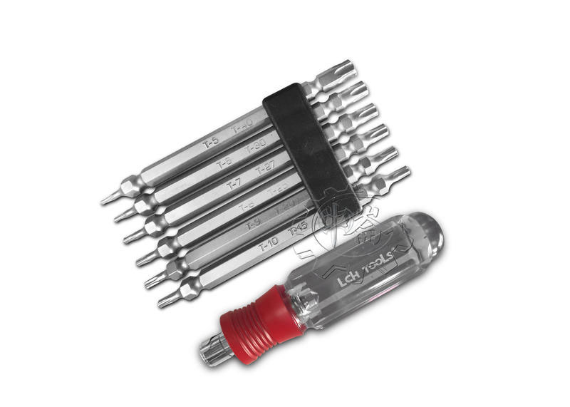 ＊中崙五金【附發票】LCH TOOLS 綜合中空 星型起子組 6隻入 12種規格 可替換式