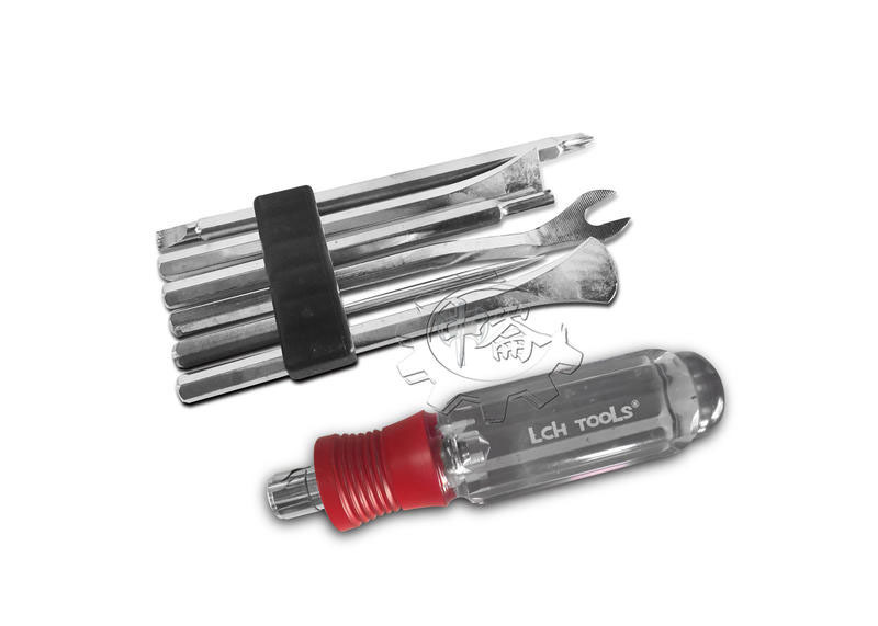 ＊中崙五金【附發票】 LCH TOOLS 專業 汽修型起子組 縱合鑿子起子組 6隻入 可替換式