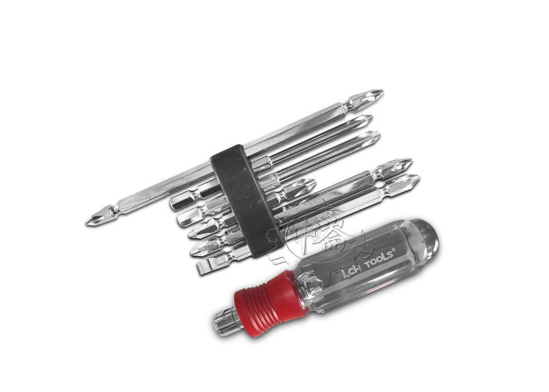 ＊中崙五金【附發票】LCH TOOLS綜合起子組 十字起子組一字起子組6隻入 可替換式