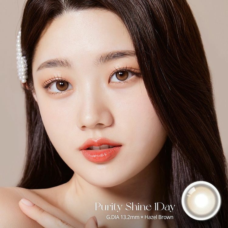 [日拋] OLOLA Purity Shine 1 day Hazel Brown  彩色日拋隱形眼鏡｜每盒10片