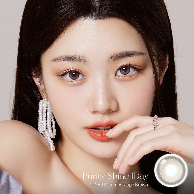 [日拋] OLOLA Purity Shine 1 day Taupe Brown  彩色日拋隱形眼鏡｜每盒10片