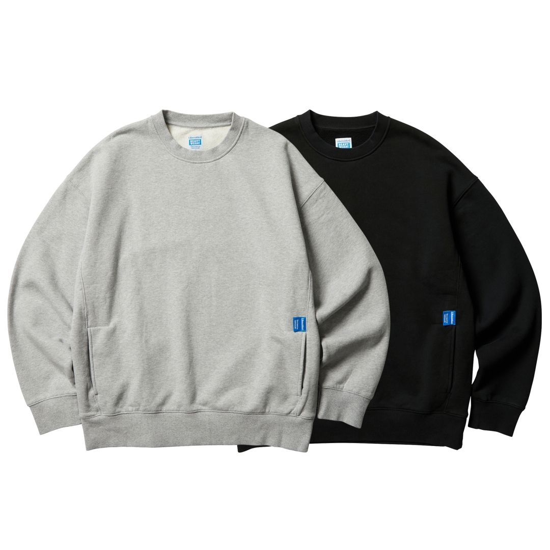 新品 Liberaiders COMPOSITION CREWNECK LIBERAIDERS 22A/W HEAVY WEIGHT CREWNECK