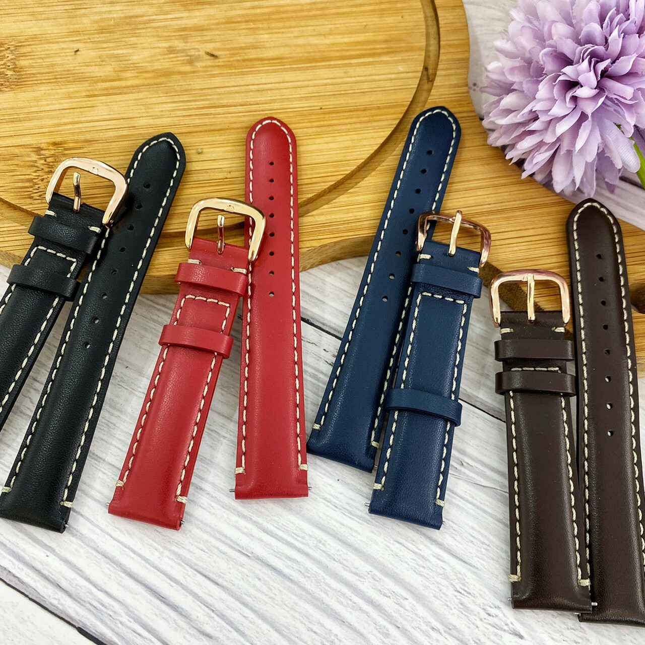 【皮帶】 車線真皮快拆帶 P35-1/18/3 18mm~22mm 現代鐘錶