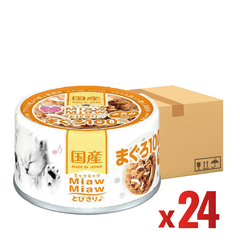 【24罐優惠】AIXIA｜MiawMiaw 樂妙喵 吞拿魚+雞肉 60g (AXA-2587)