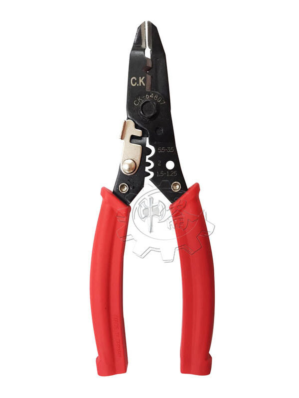 ＊中崙五金【附發票】CRAB KING 7"多功能鉗 壓著鉗 剝皮鉗 端子鉗 五合一 特殊鋼 台灣製CK-64807