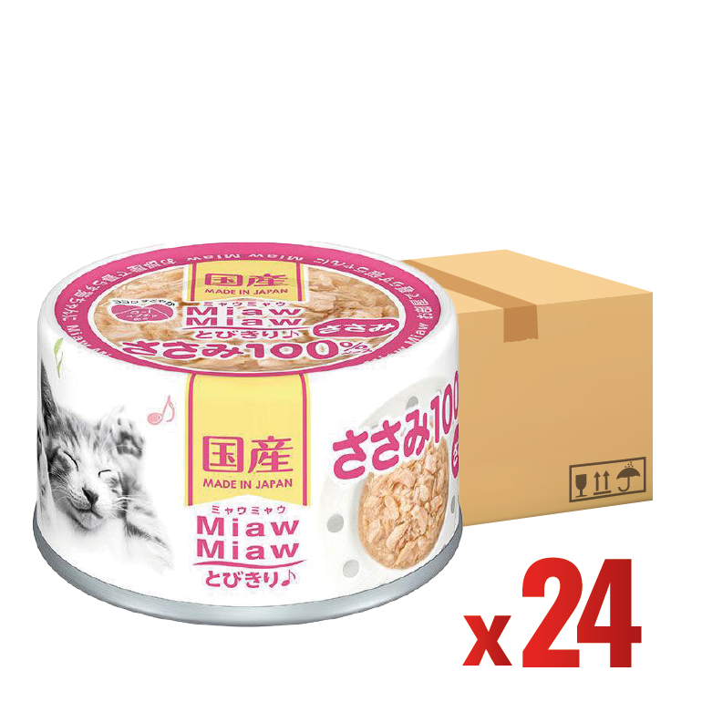 【24罐優惠】AIXIA｜MiawMiaw 樂妙喵 雞肉 60g (AXA-2716)