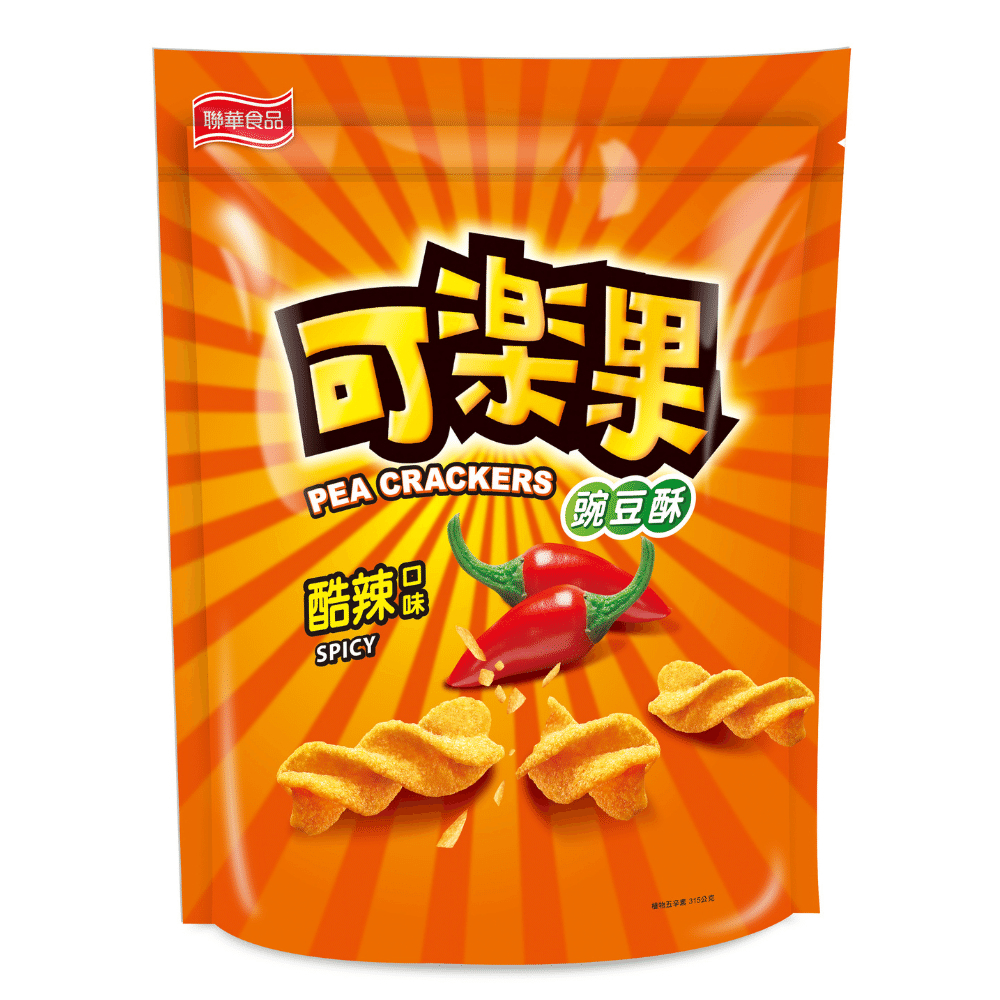 【聯華食品】超大包可樂果315g-老朋友(古早味鹹香)/酷辣口味