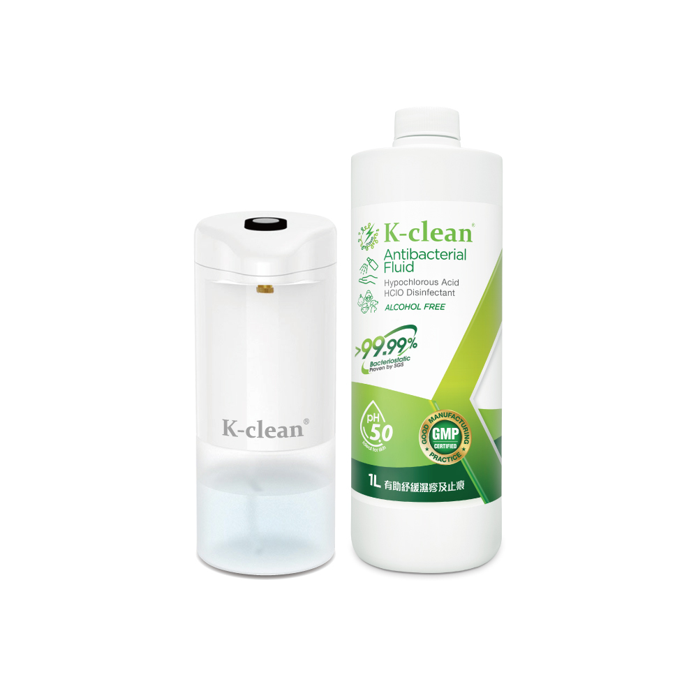 K-clean 1公升裝 + 自動感應噴灑機 (小企鵝) 組合