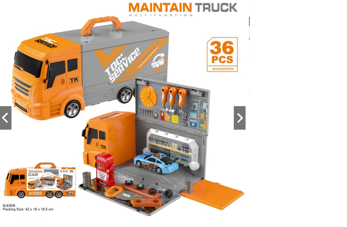 8024-仿真維修工具套裝 修理拆裝工具工程車過家家收納36PCS